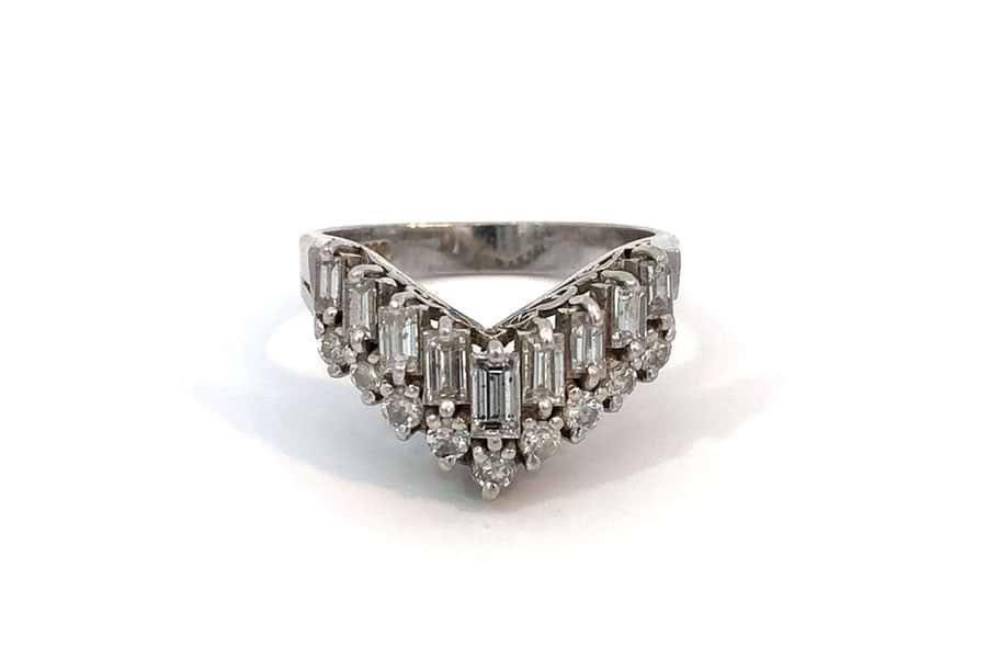 リング Pt900 約11.5号 トルマリン3.65ct ダイヤ0.41ct の買取