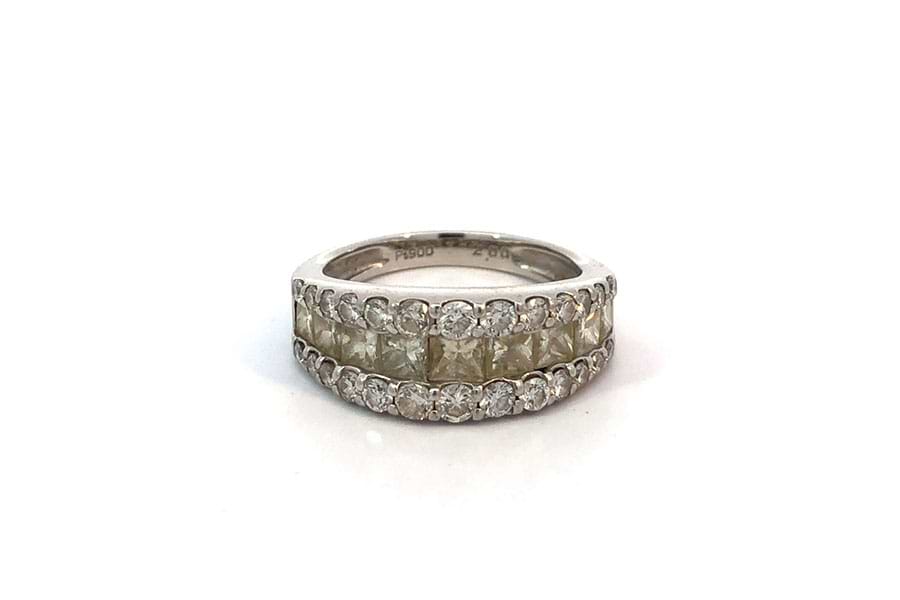 リング Pt900 約8号 ダイヤ2.00ct の買取実績｜最新相場で高価