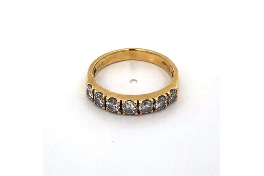 リング K18 約11号 ダイヤ0.35ct$1 の買取実績｜最新相場で高価