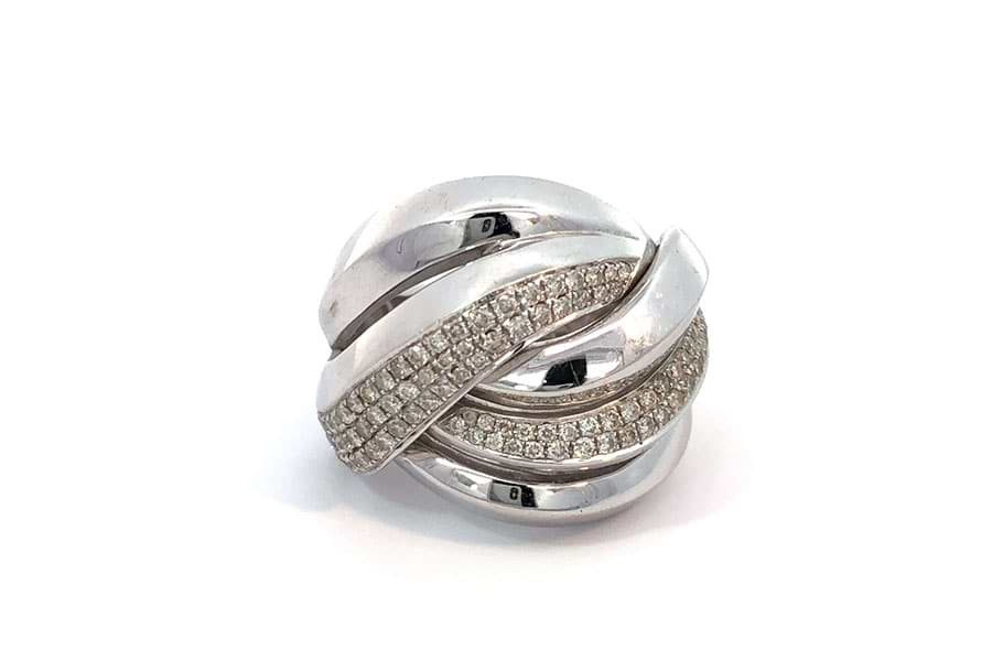 リング K18 約12号 ダイヤ0.79ct$2 の買取実績｜最新相場で高価