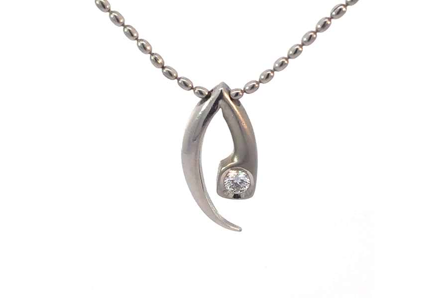 ネックレス Pt900,Pt850 全長約45.5㎝ ダイヤ0.309ct@3 の買取