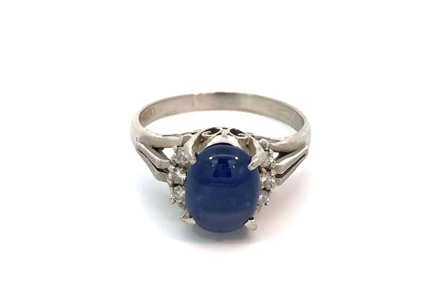 リング Pt900 約15号 青色石2.76ct ダイヤ の買取実績｜最新相場