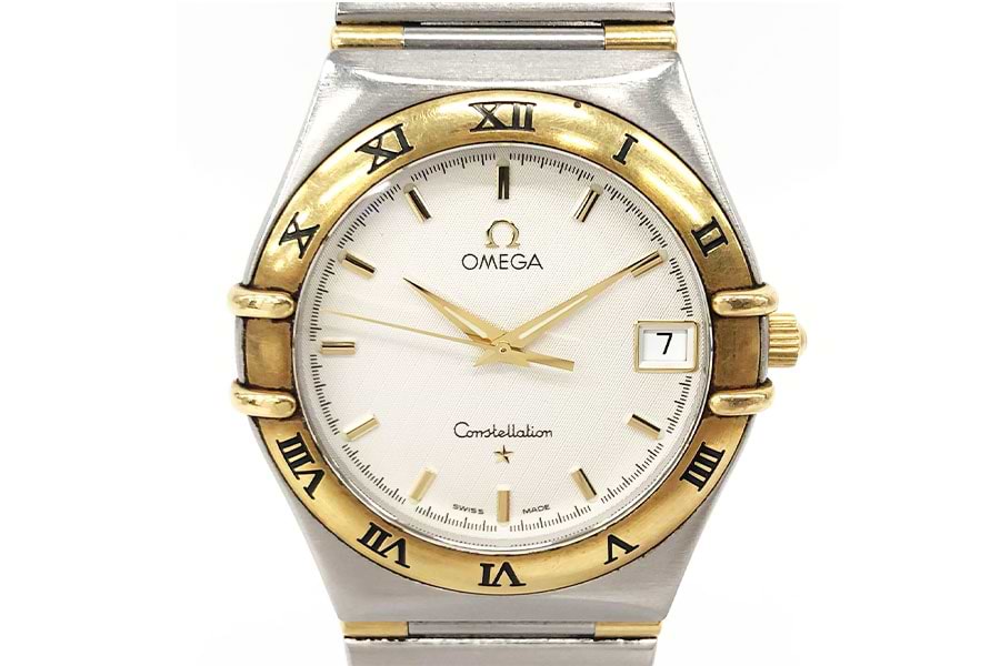 オメガ コンステレーション クォーツ SS/YG ホワイト