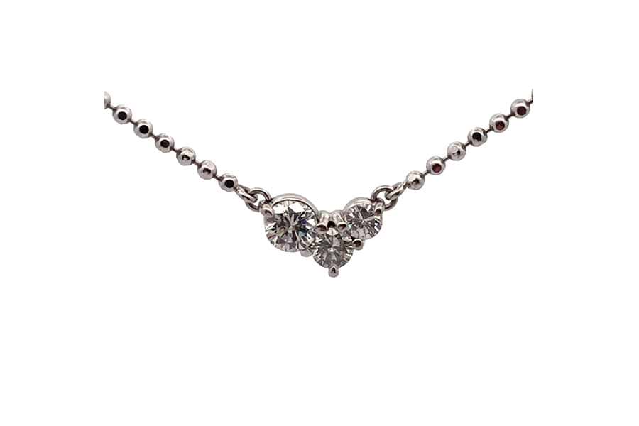 ネックレス Pt850 全長約42.3cm ダイヤ0.48ct の買取実績｜最新