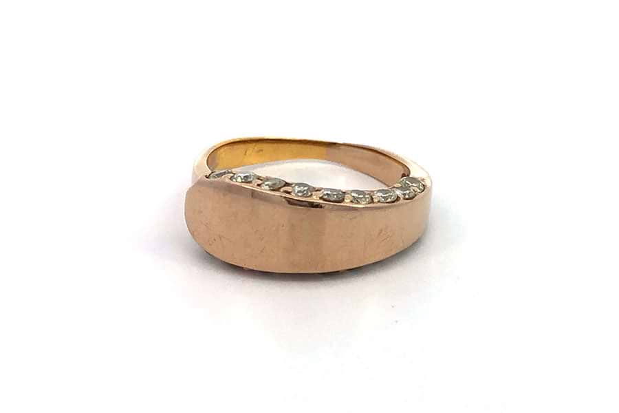 リング Pt900,K18 約11号 ダイヤ0.34ct の買取実績｜最新相場で