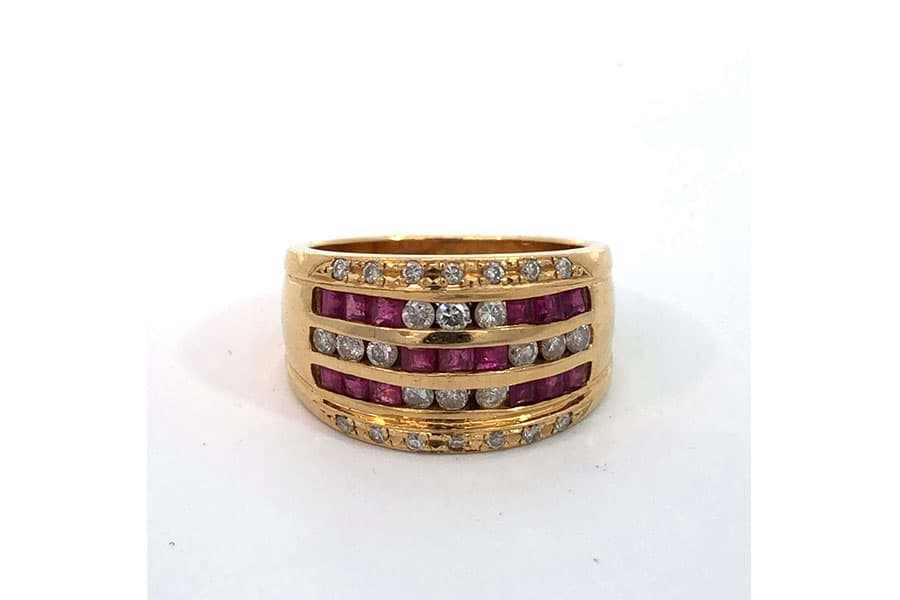 リング K18 約12号 ダイヤ0.50ct の買取実績｜最新相場で高価