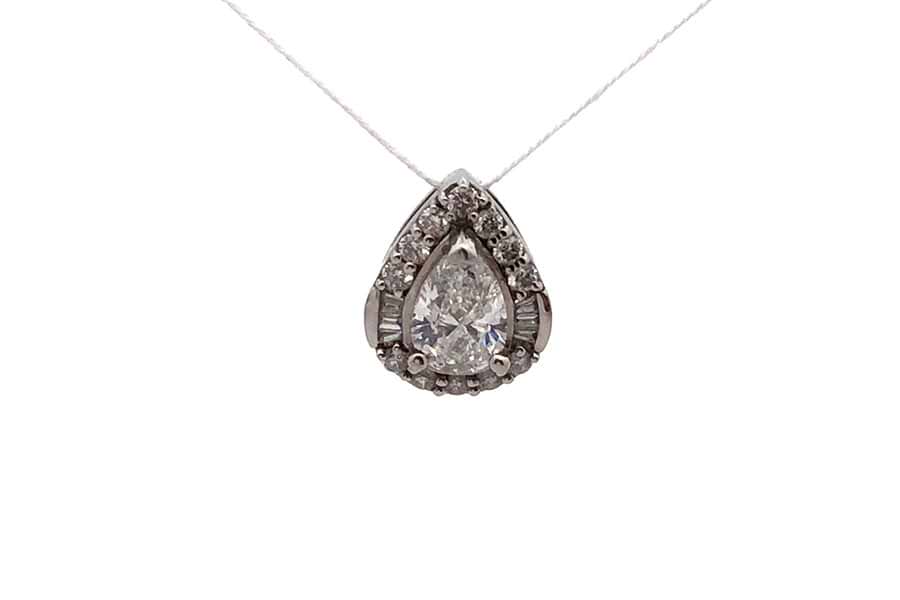 ネックレストップ Pt950 ダイヤ0.50ct ダイヤ0.17ct の買取実績 ネックレストップ Pt950 ダイヤ0.50ct ダイヤ0.17ct の買取実績