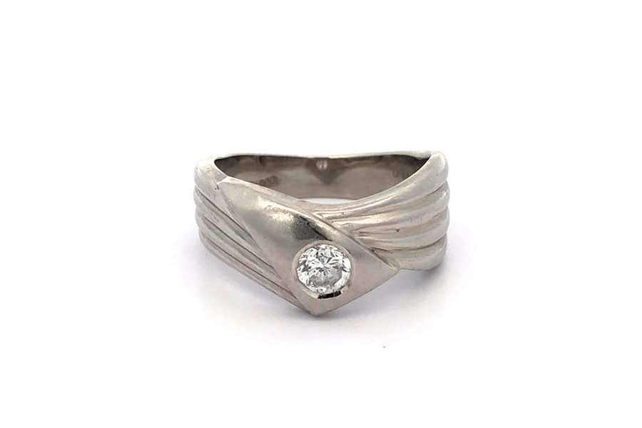 リング Pt900 約12.5号 ダイヤ0.21ct ダイヤ0.20ct の買取実績