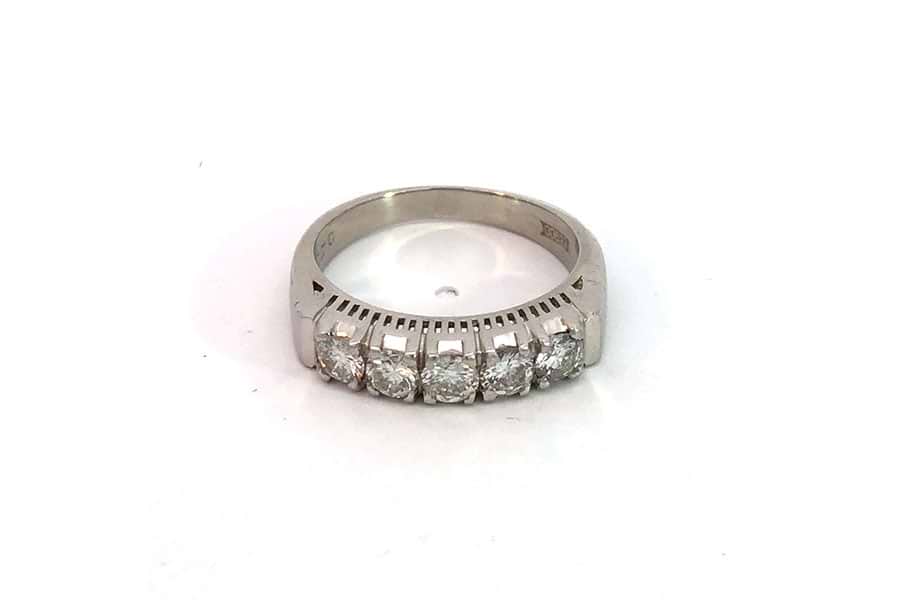 リング K18 約10.5号 ダイヤ0.39ct の買取実績｜最新相場で高価
