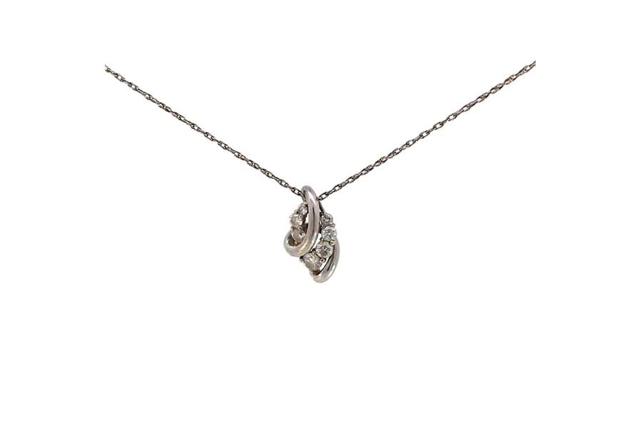 ネックレス K18WG 全長約52.7cm ダイヤ0.50ct の買取実績｜最新