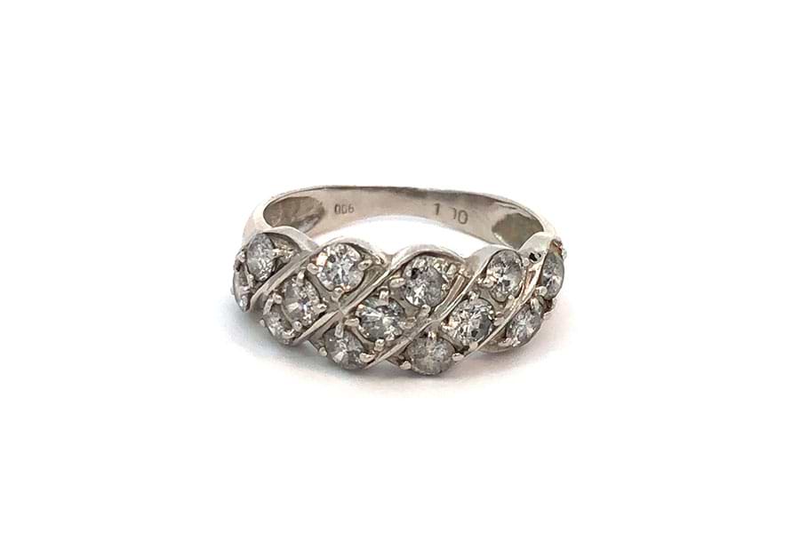 リング Pt900 約8.5号 ダイヤ1.00ct