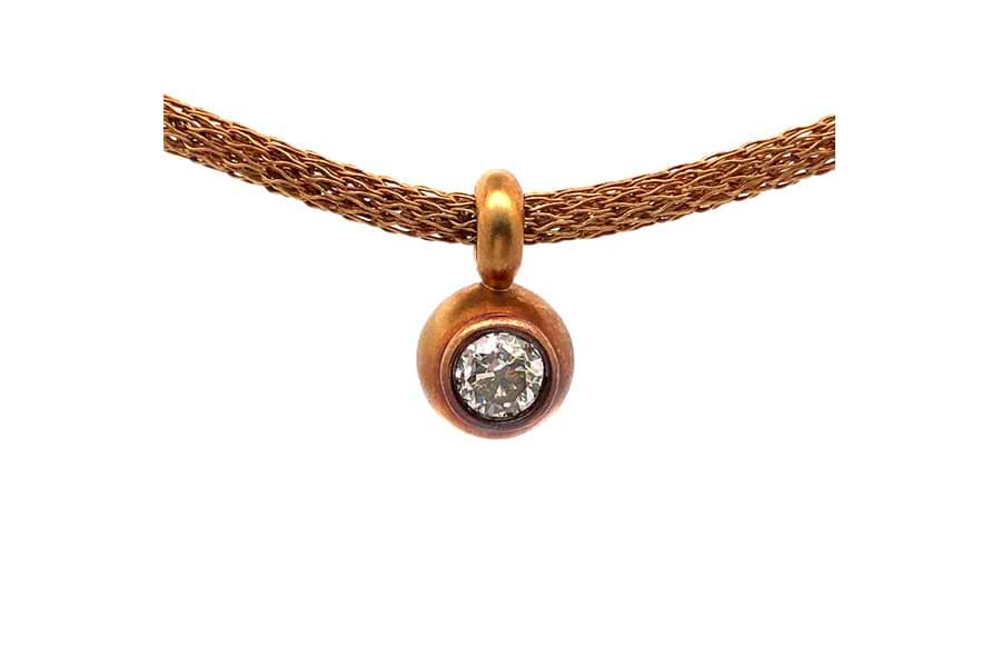 ネックレス 750 全長約40.3cm ダイヤ1.005ct$1 の買取実績｜最新