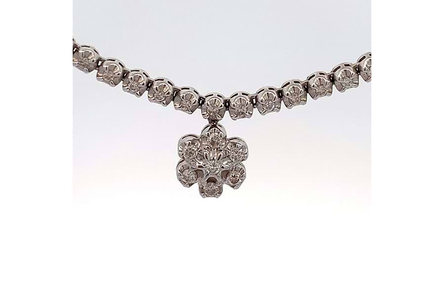 ネックレス Pt850 全長約43.0cm ダイヤ2.00ct の買取実績｜最新
