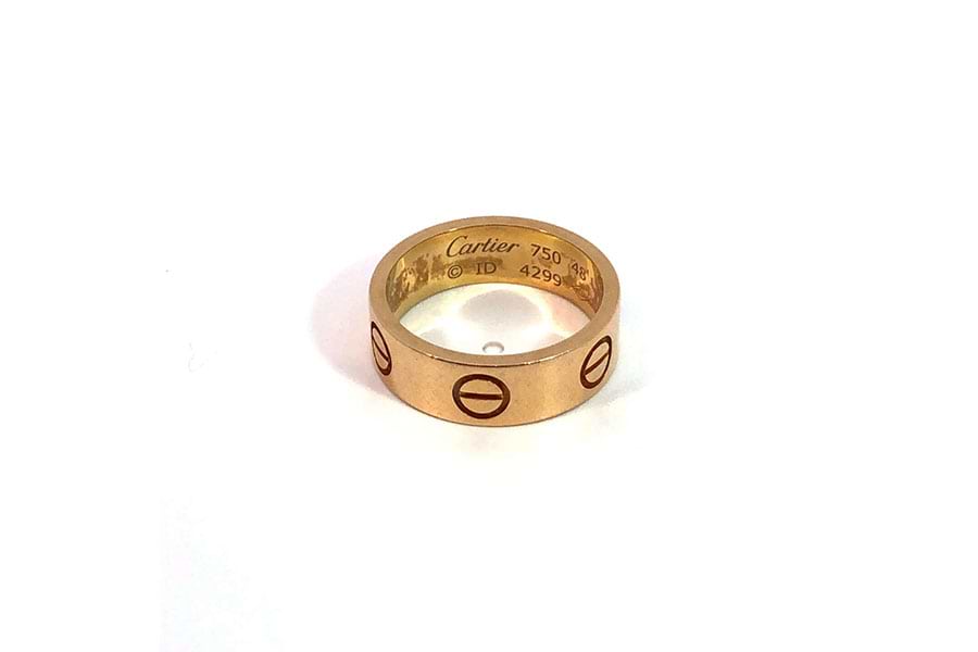 リング K18 約8.5号 ダイヤ0.27ct$2 の買取実績｜最新相場で高価