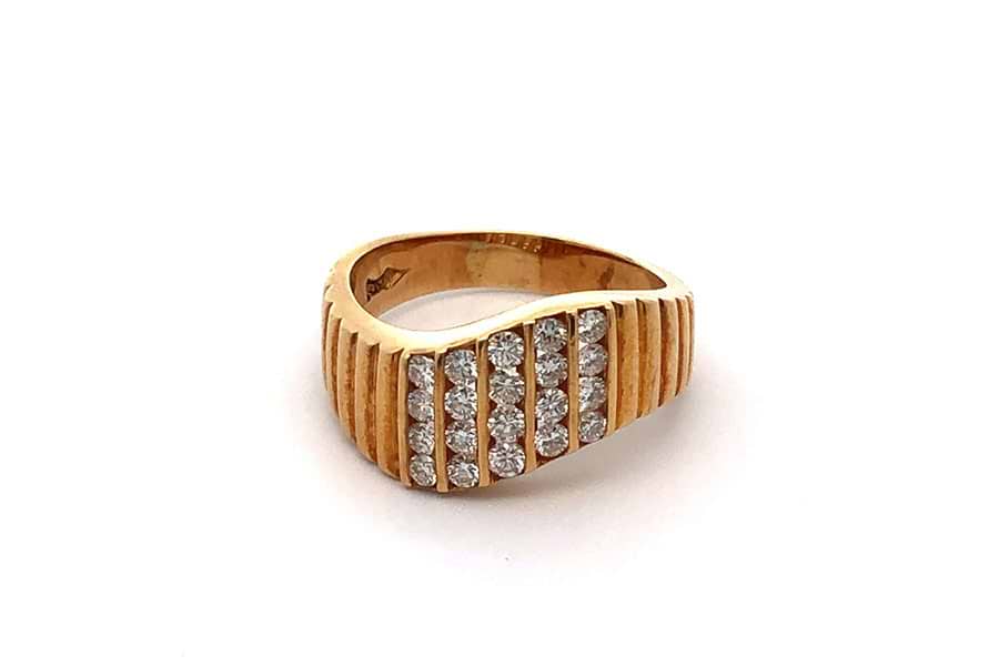 リング K18 約10号 ダイヤ0.29ct の買取実績｜最新相場で高価
