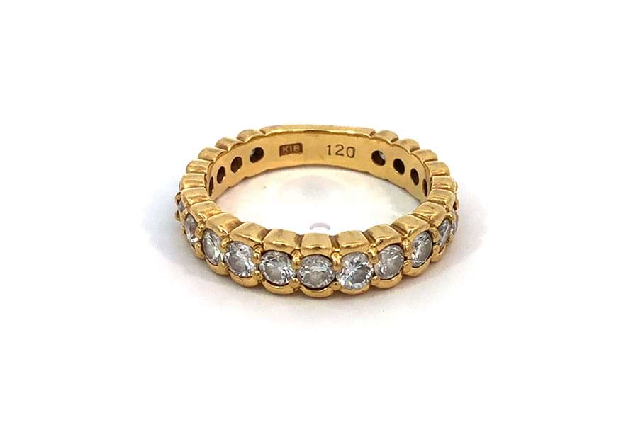 リング K18 約11号 ダイヤ1.20ct$23 の買取実績｜最新相場で高価