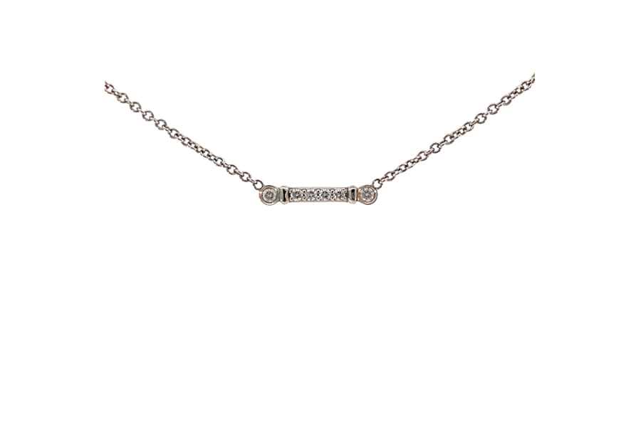 ネックレス Pt900,Pt850 全長約45.1㎝ ダイヤ1.014ct$1 の買取