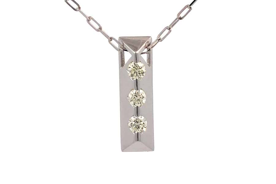 ネックレス Pt900,Pt850 全長約41.5㎝ ダイヤ0.525ct$2 の買取実績  