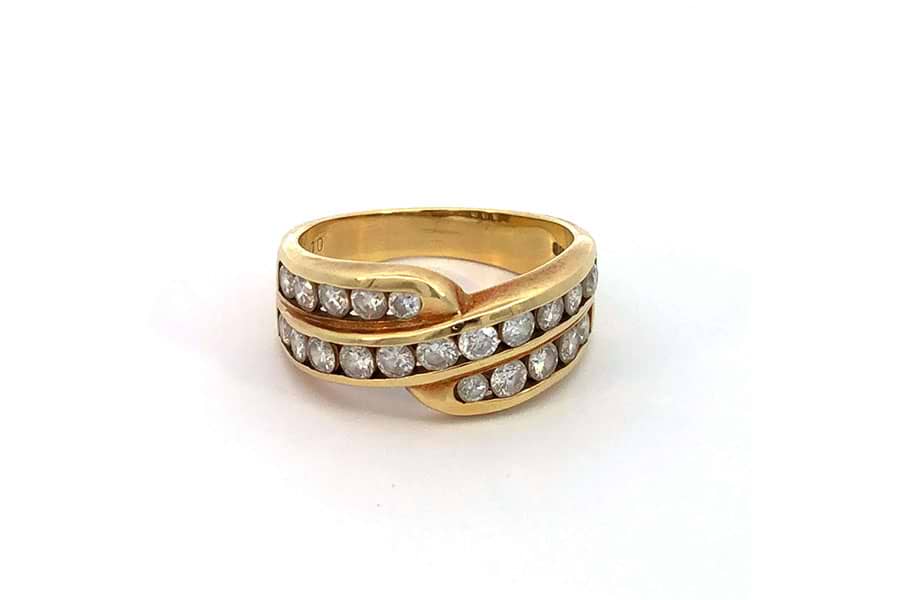 リング K18 約12号 ダイヤ1.10ct の買取実績｜最新相場で高価買取なら 