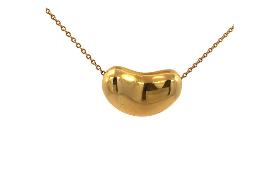 ティファニー ビーンデザイン ペンダント 18K 全長約42.0cm の買取実績 