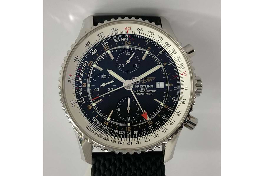 ブライトリング ナビタイマー ワールド クロノグラフ GMT A24322 自動 