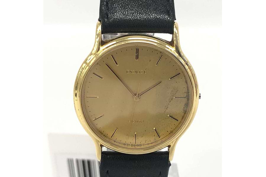セイコー ドルチェ 5E31-6C50 クォーツ 750/革/SS ゴールド の買取実績 