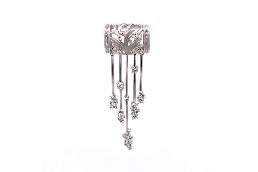 ネックレストップ Pt900 ダイヤ0.96ct ダイヤ0.181ct の買取実績｜最新 
