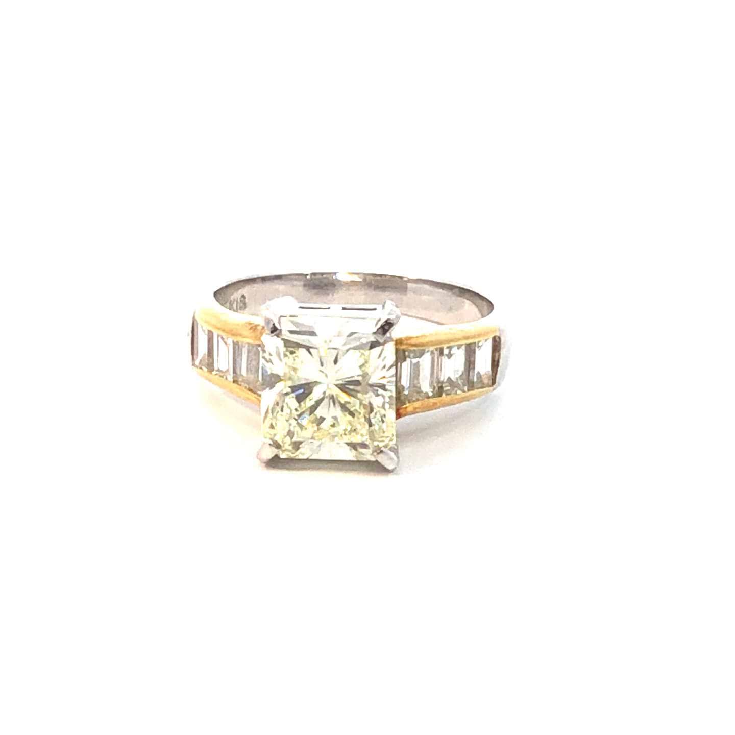 K18×Pt900×ダイヤモンドリング D2.775ct MD0.949ct の買取実績