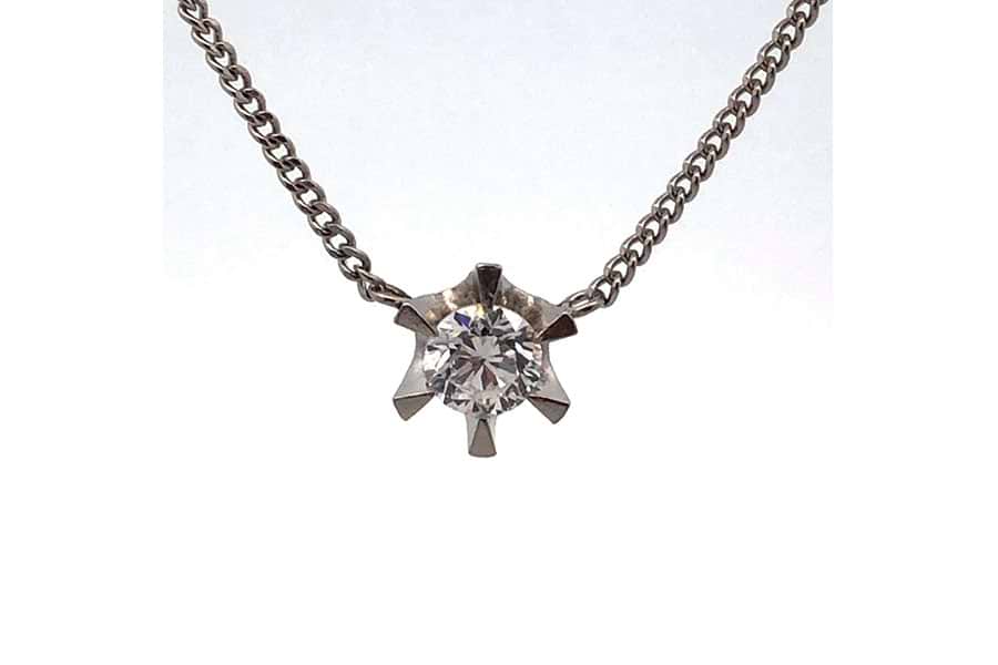 ネックレス Pt900 全長約42.1㎝ ダイヤ0.56ct の買取実績｜最新相場で 