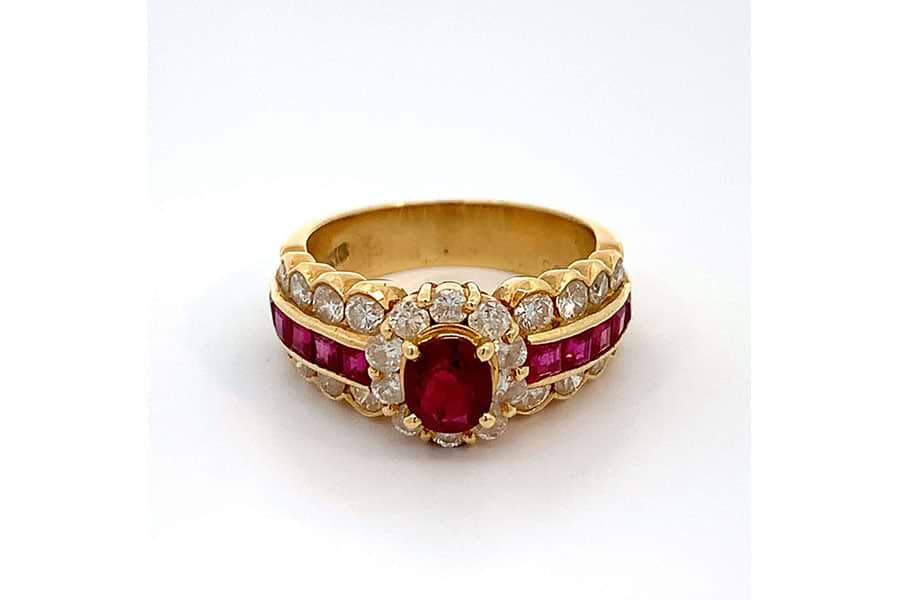 K18×ルビー×ダイヤモンドブレスレット@ の買取実績｜最新相場で高価  