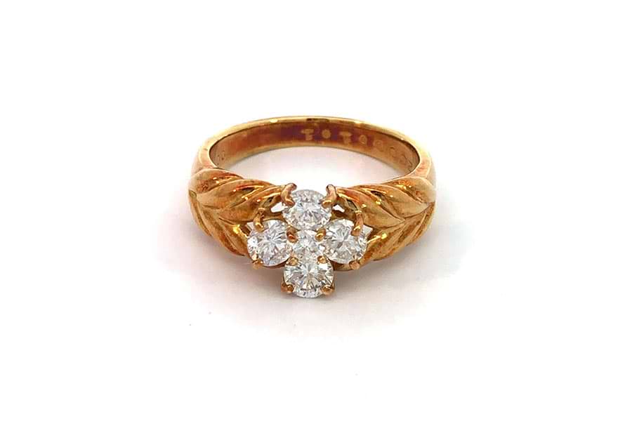 人気海外ブランドアイテム｜ファッション通販 リング K18 約12.5号 ダイヤ1.00ct の買取実績｜最新相場で高価 アクセサリー