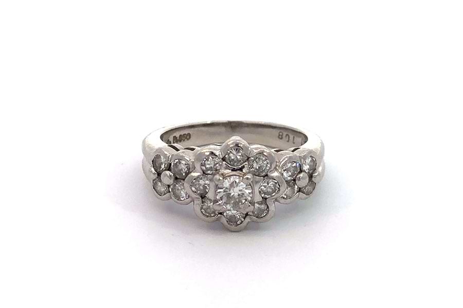 【売れ筋】 リング Pt850 の買取実績｜最新相場で高価 ダイヤ1.08ct 約10号 プラチナ台
