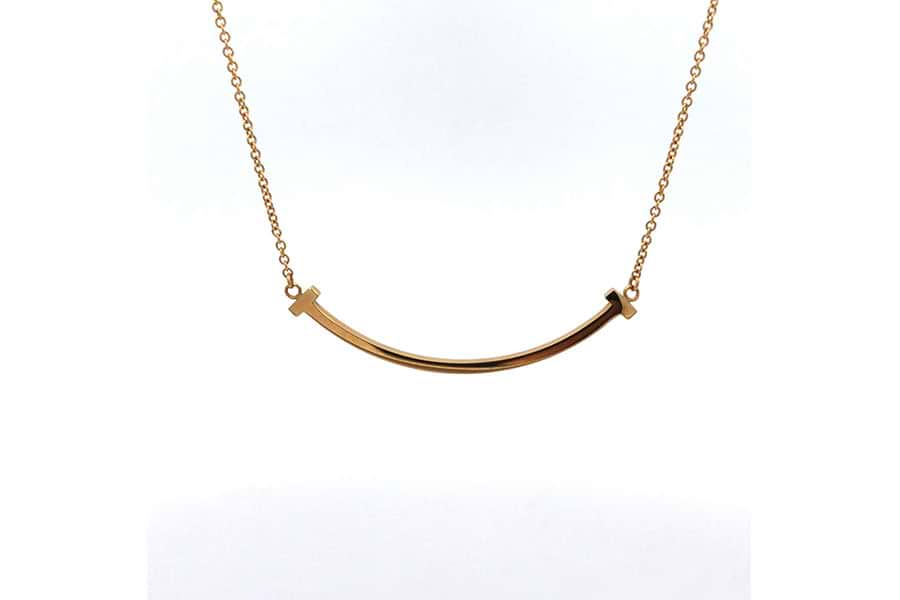 ティファニー Tｽﾏｲﾙ ｽﾓｰﾙﾈｯｸﾚｽ 750 全長約46.0㎝