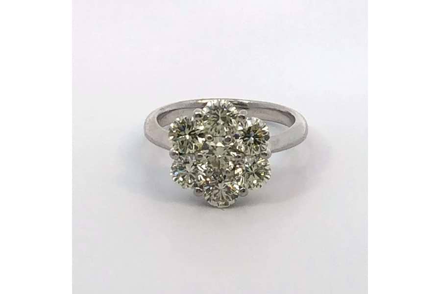 リング Pt900 約10.5号 ダイヤ2.00ct