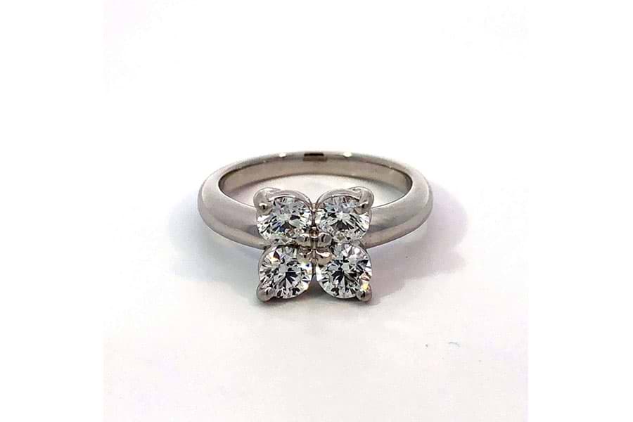 タサキ ダイヤモンド リング 0.65CT（E606 TASAKI タサキ Pt900