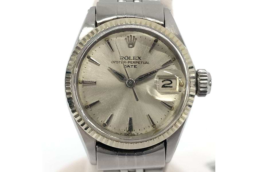 ロレックス デイトジャスト 16234 自動巻き SS/WG シルバー