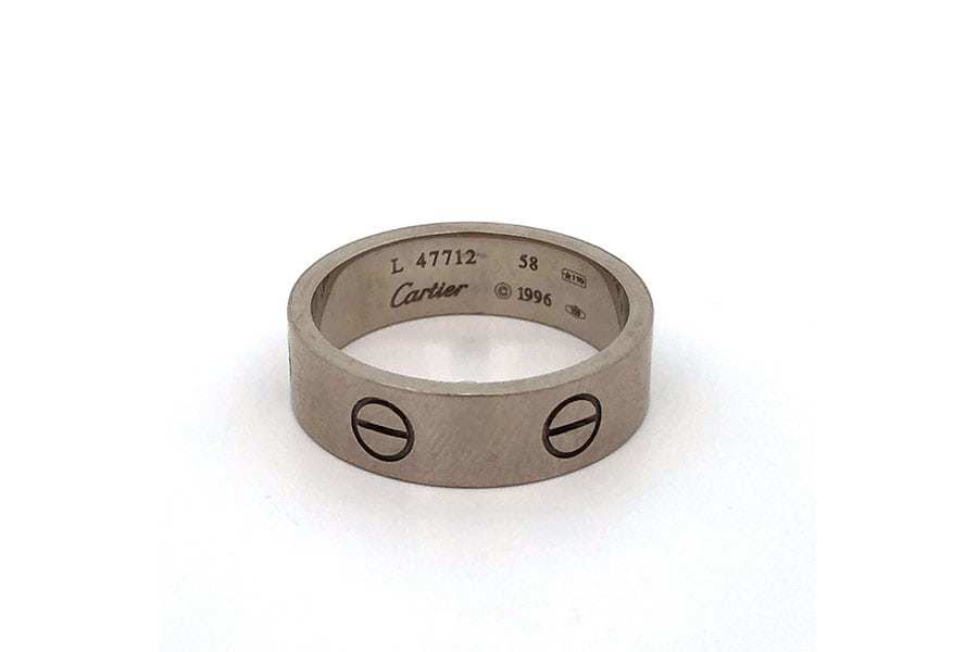 Cartier カルティエ ラブリング ホワイトゴールド ＃58 B4084758