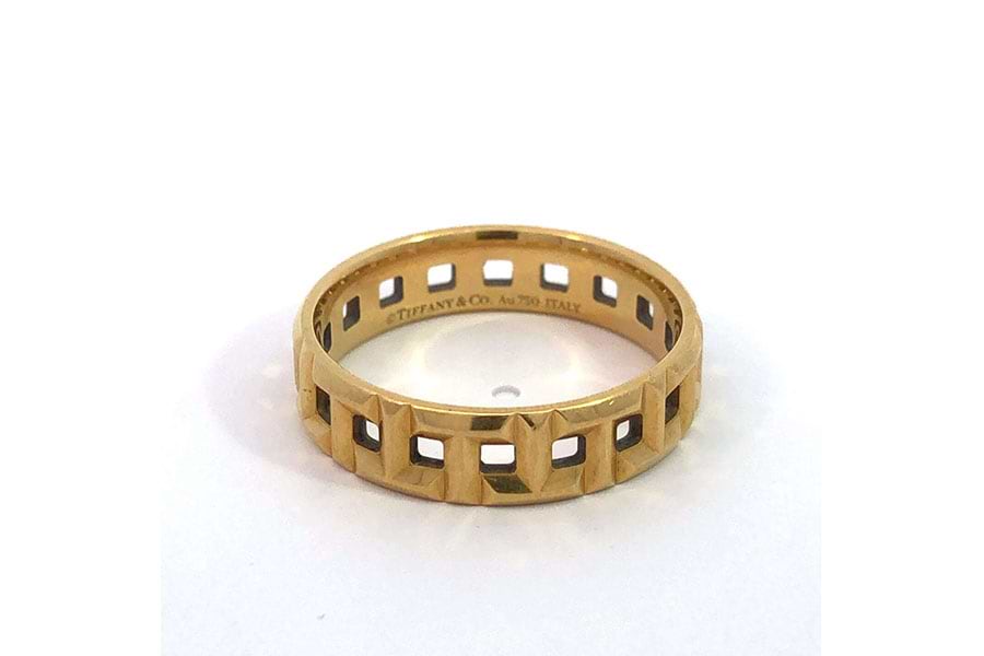 ティファニー トゥルーワイドリング 750 約19号