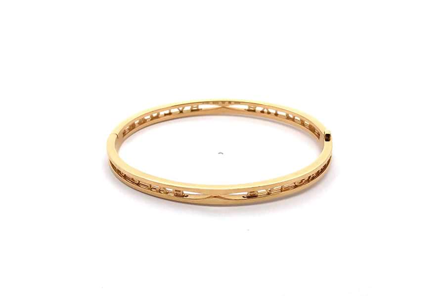 ブルガリ ビーゼロワン ブレスレット M Au750 内径約17.0cm