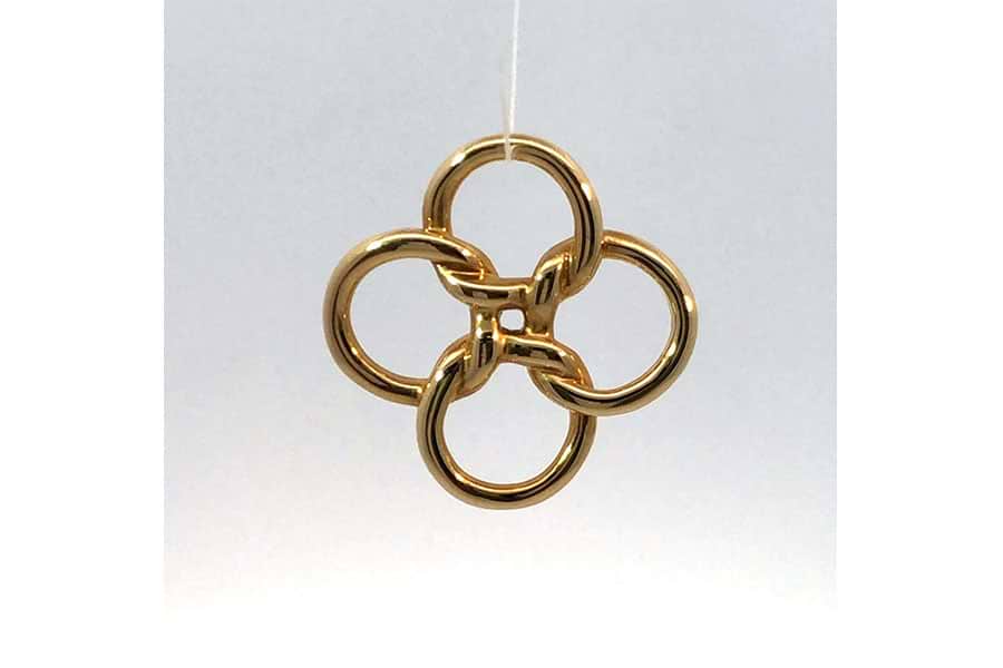 ティファニー クアドロフォリオ ネックレストップ 750