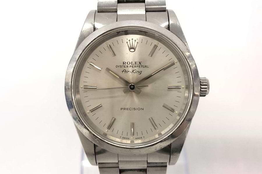 ロレックス エアキング 14000 自動巻き SS シルバー