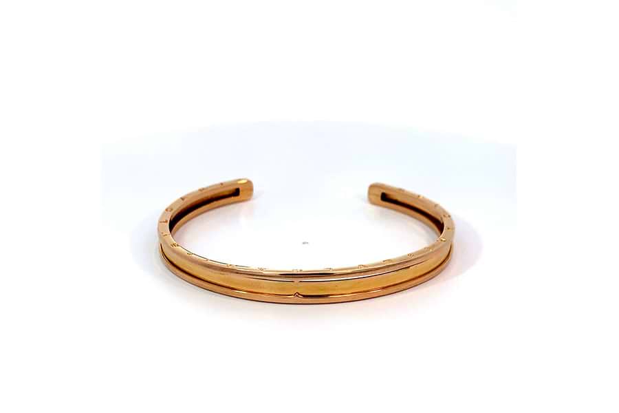ブルガリ ビーゼロワン バングル ML Au750 内径約18.0cm