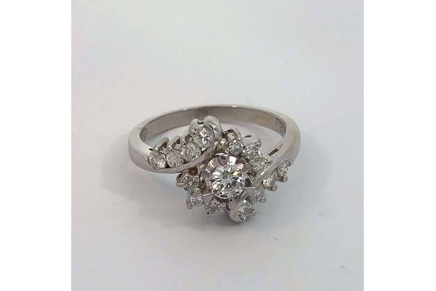 リング Pt900 約10号 ダイヤ0.60ct