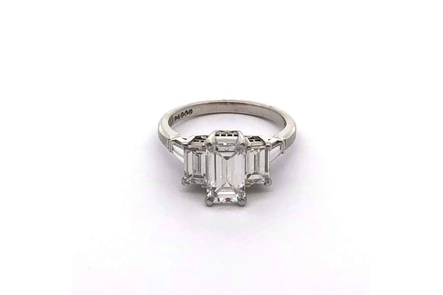 リング Pt900 約10号 ダイヤ1.16ct ダイヤ1.29ct の買取実績｜最新相場 