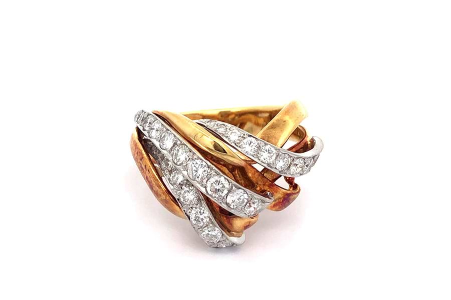 テニスブレスレット K18 内径約17.5㎝ ダイヤ1.00ct の買取実績｜最新 