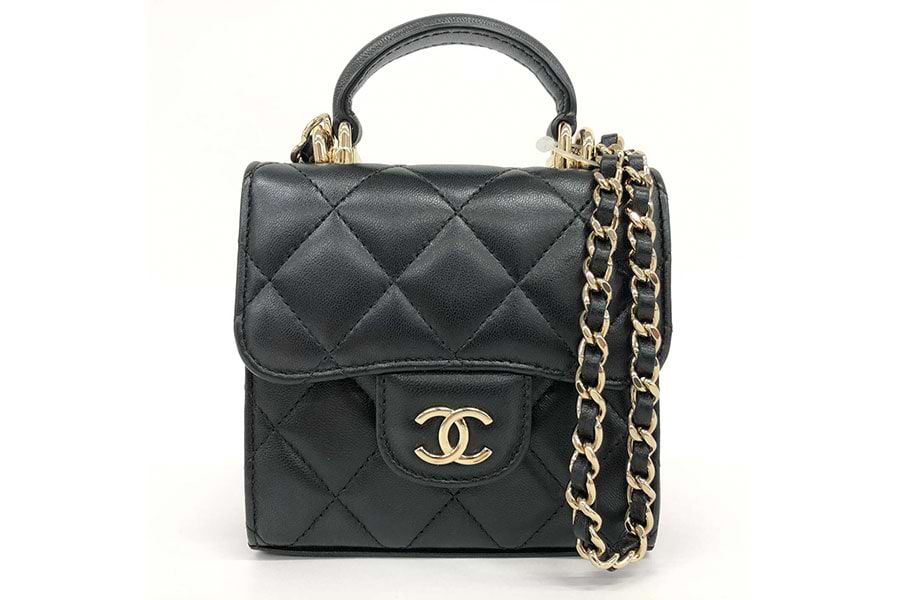 シャネル トップハンドル チェーンミニマトラッセ