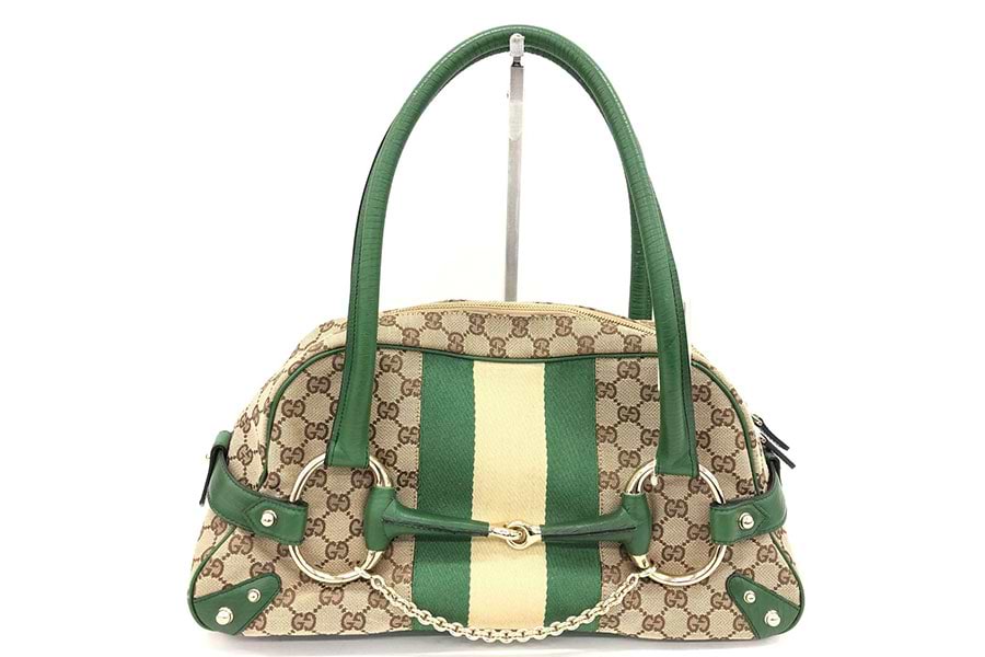 $グッチ GGキャンバス ボストンバッグ 131092