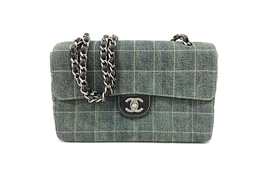 シャネル チョコバー デニム チェーンバッグ