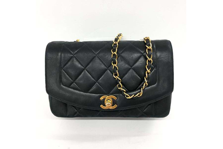 シャネル ダイアナマトラッセ チェーンショルダーバッグ