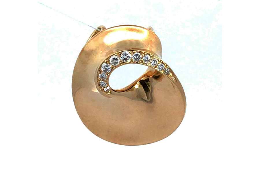 ネックレストップ K18 ダイヤ0.23ct@@ の買取実績｜最新相場で